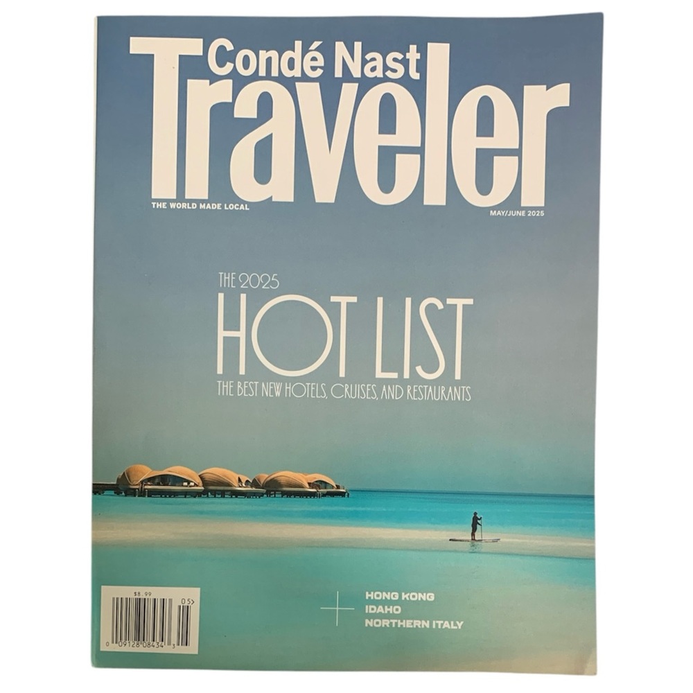 Conde Nast Traveler Magazine May June 2025 Hot List Hotels Cruises Restaurants